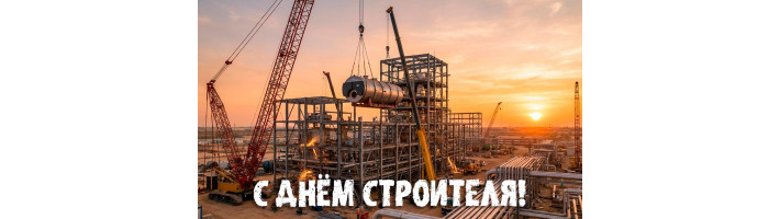 С Днем Строителя!