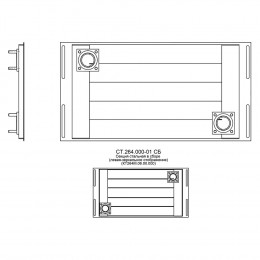 Секция стальная котла Братск Кт264М.07.00.000