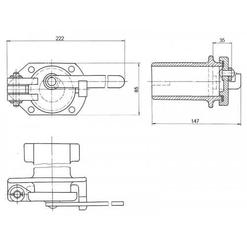 Лючок для обдувки 00.9692.001 СБ