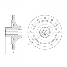 Ступица 00.5402.159-07