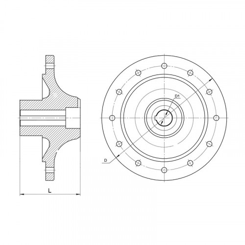 Ступица 00.5402.159-07