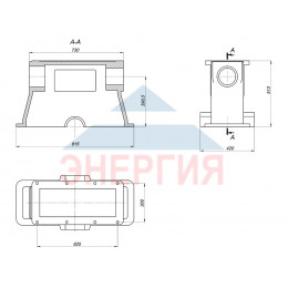 Корпус ПТБ-1200 Т86.07.004 (верхняя часть)