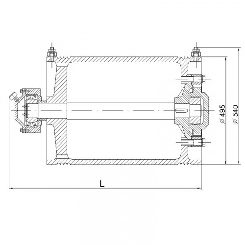 Барабан лебедки Т241.01.000 ВСБ