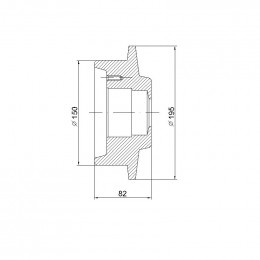 Корпус катка (150) 29Е3-389