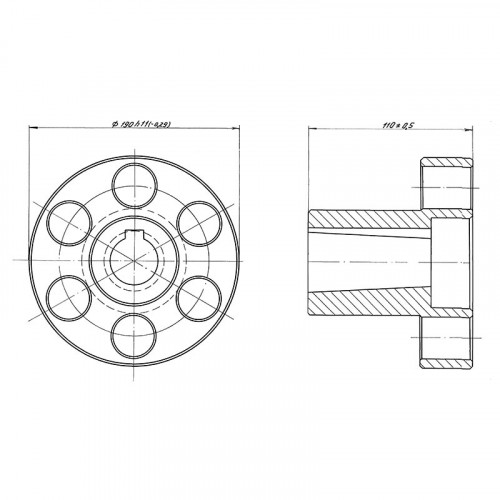 Полумуфта 00.5642.020