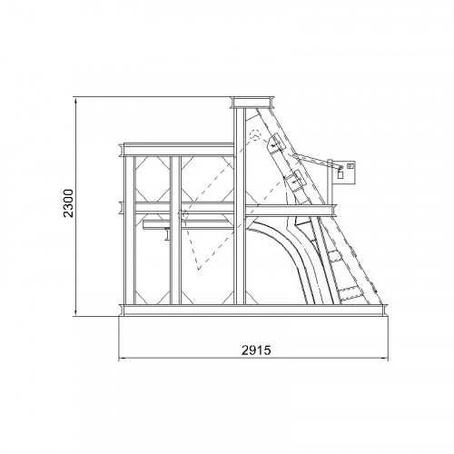 Участок головной (угол 65) 29 Е5-01.00.000-01