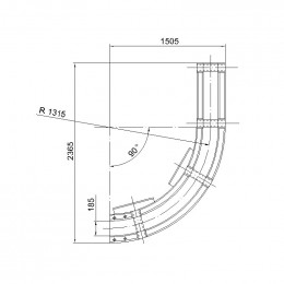 Щека хвостового участка 29Е5-03.01.000