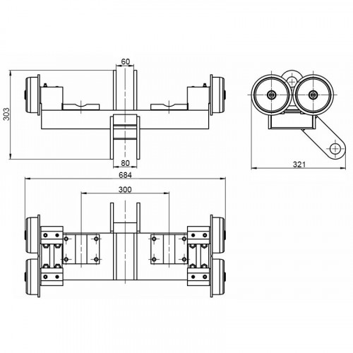 Каретка топки 00.3489.380 СБ