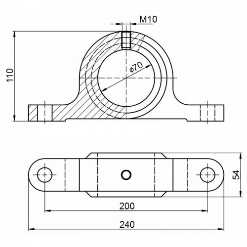 Корпус подшипника 00.1303.012